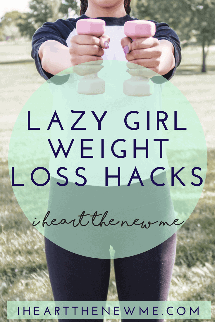 Lazy Girl Weight Loss Hacks! Tips and tricks to help you lose weight and get healthy.