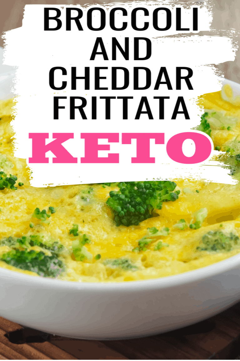 Keto Broccoli and Cheddar Frittata Recipe
