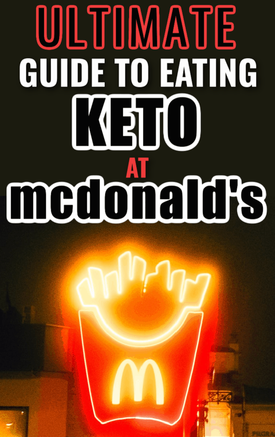 Keto at McDonald's
